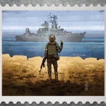 Ukraine War 2022 Stamp